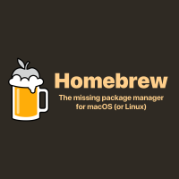 The Homebrew package manager logo