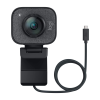 An image of a Logitech Streamcam on a white background