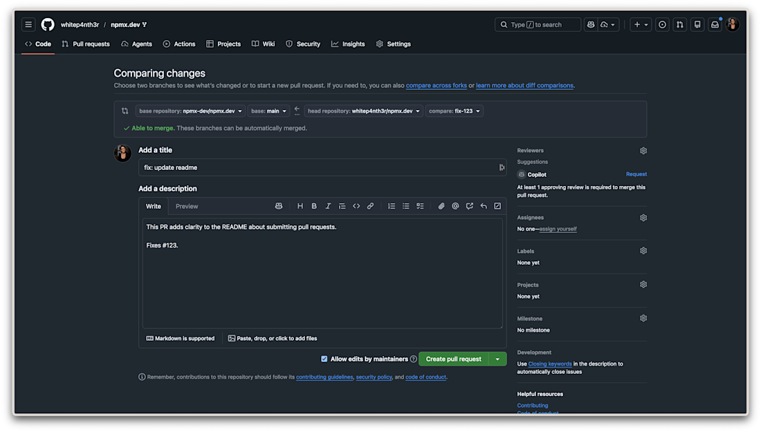 How to make your first contribution to an open source project