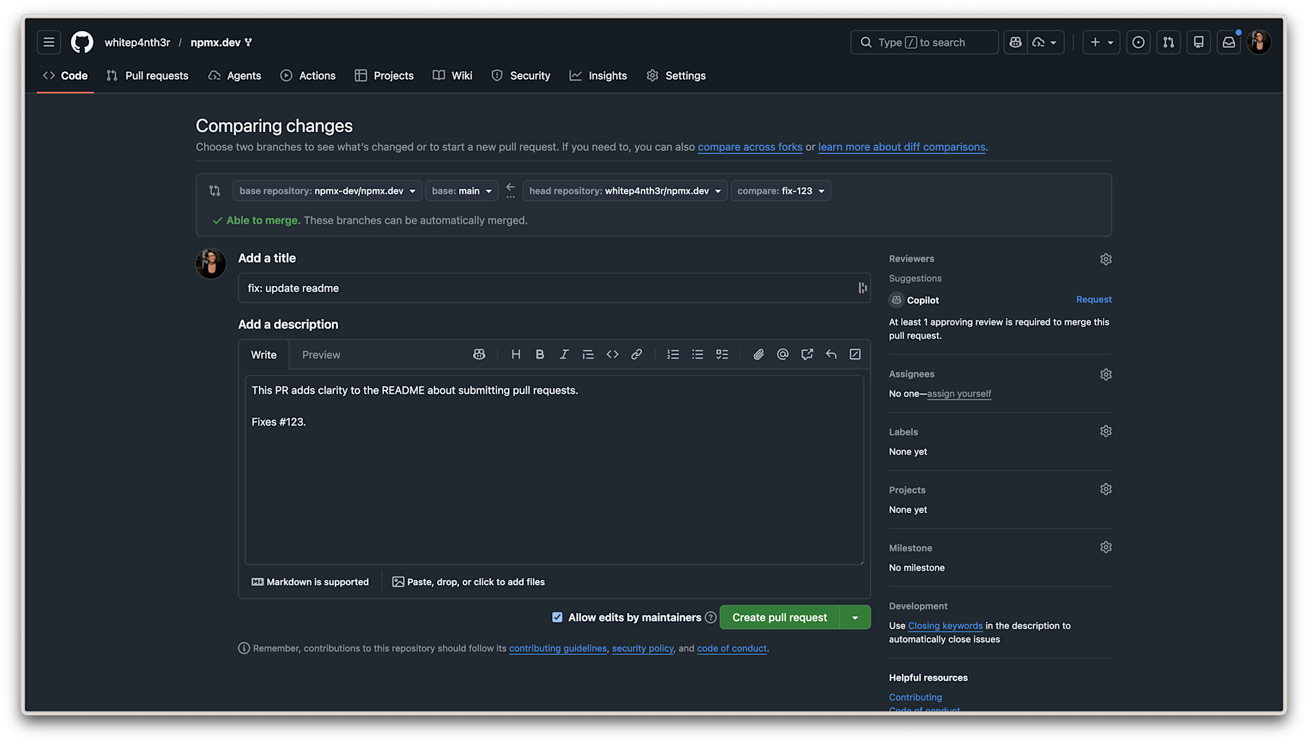 How to make your first contribution to an open source project