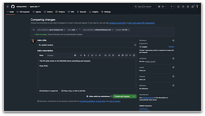 How to make your first contribution to an open source project
