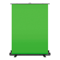 An image of an Elgato collapsible green screen on a white background