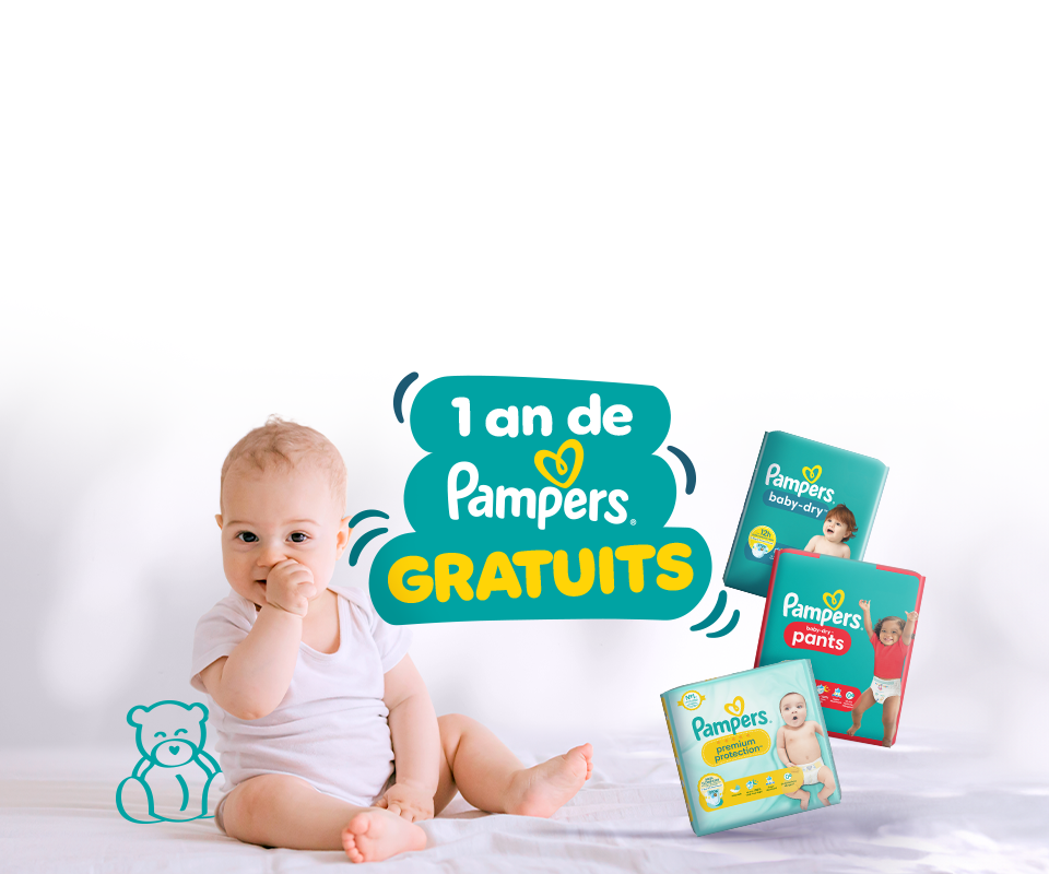 1 an de Pampers® gratuits