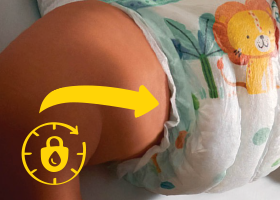 Pampers Baby-Dry Taille 3, 104 couches, jusqu'à 12 heures de protection  complète contre les fuites, 6-10 kg : : Bébé et Puériculture