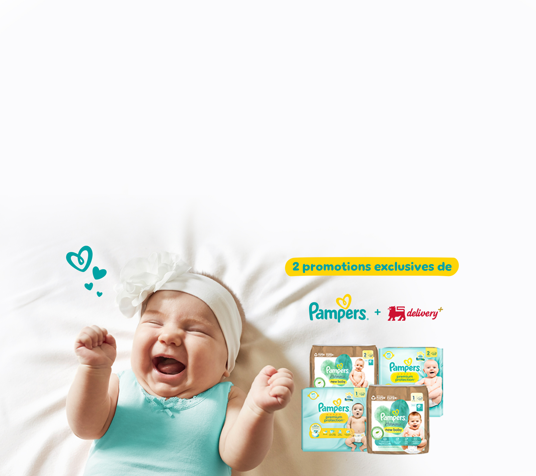 2 promotions exclusives de Pampers & Delhaize