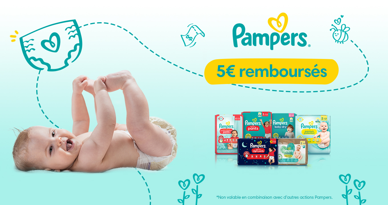 Pampers remboursés vos couches-culottes