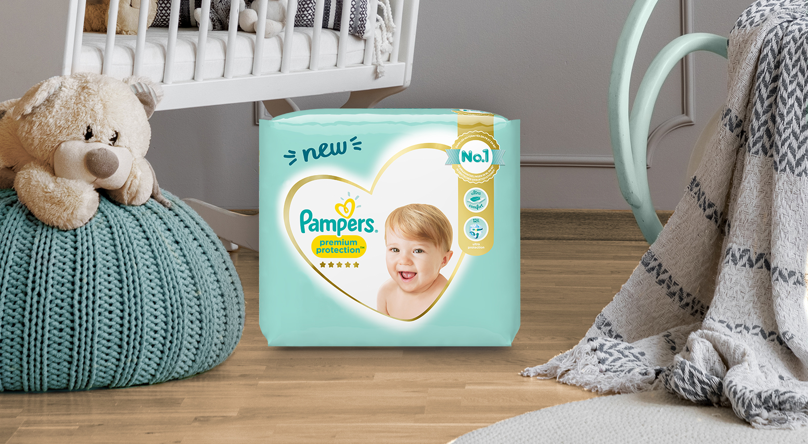 RECEVEZ 6 PAMPERS PREMIUM PROTECTION GRATUITS visual data 6