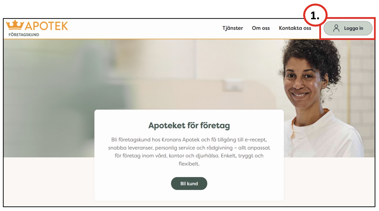 Användarmanual inloggning 1 Användarmanual inloggning 1