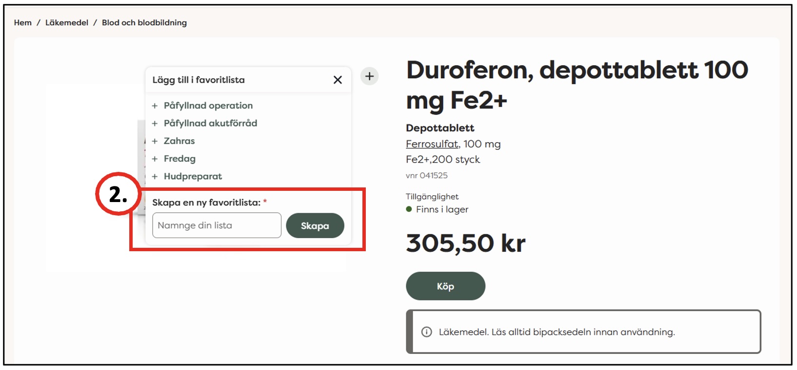 Användarmanual favoritlistor 2 Användarmanual favoritlistor 2