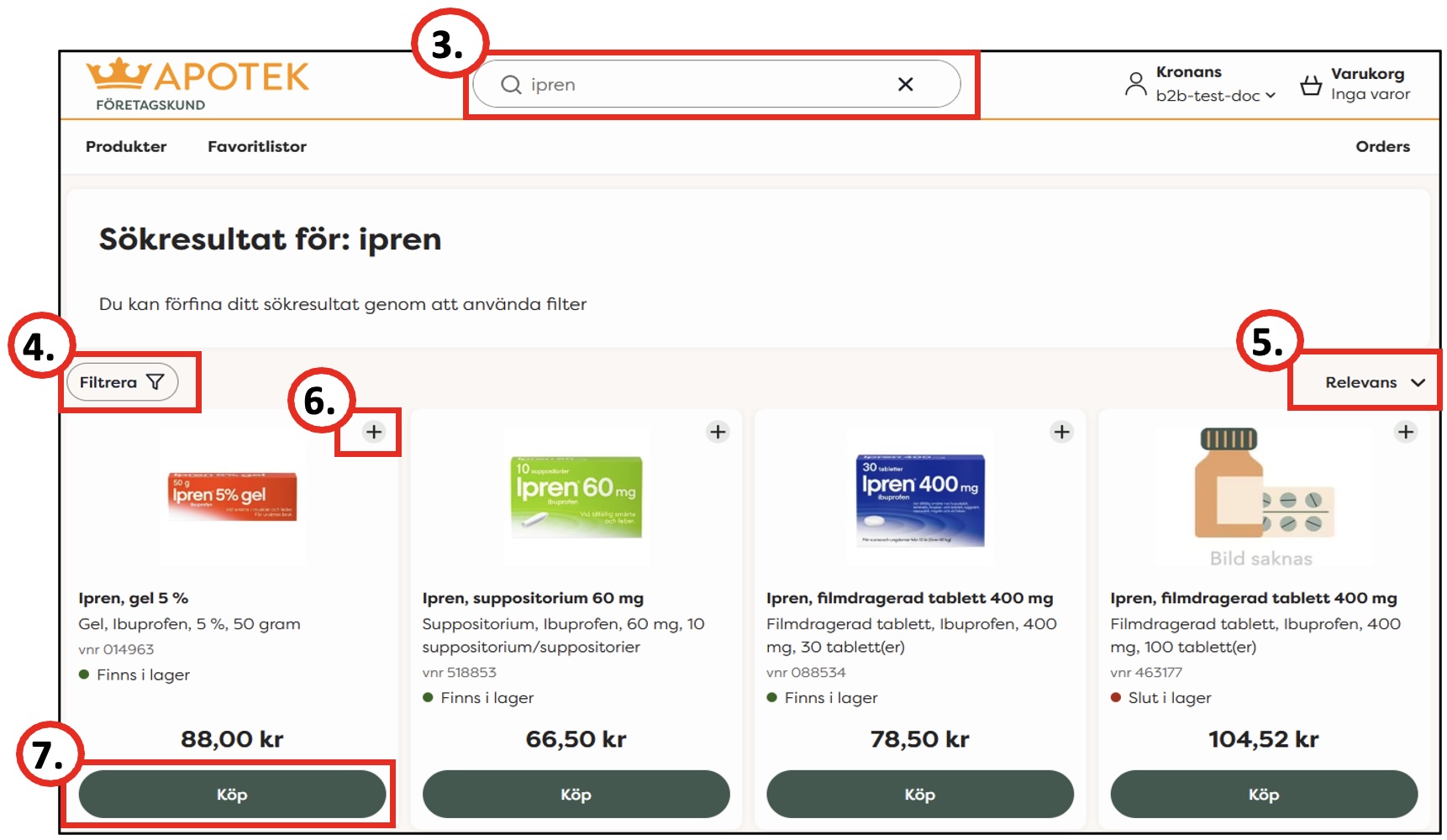 Användarmanual produkt 3 Användarmanual produkt 3