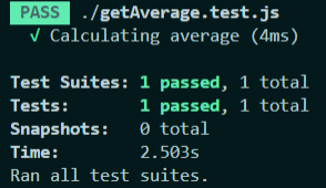 Terminal output