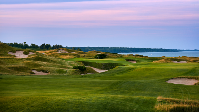 A view from the 11th hole of Whistling Straits Golf Course on October 15, 2018 in Sheboygan, Wisconsin. (Photo by Gary Kellner/PGA of America)