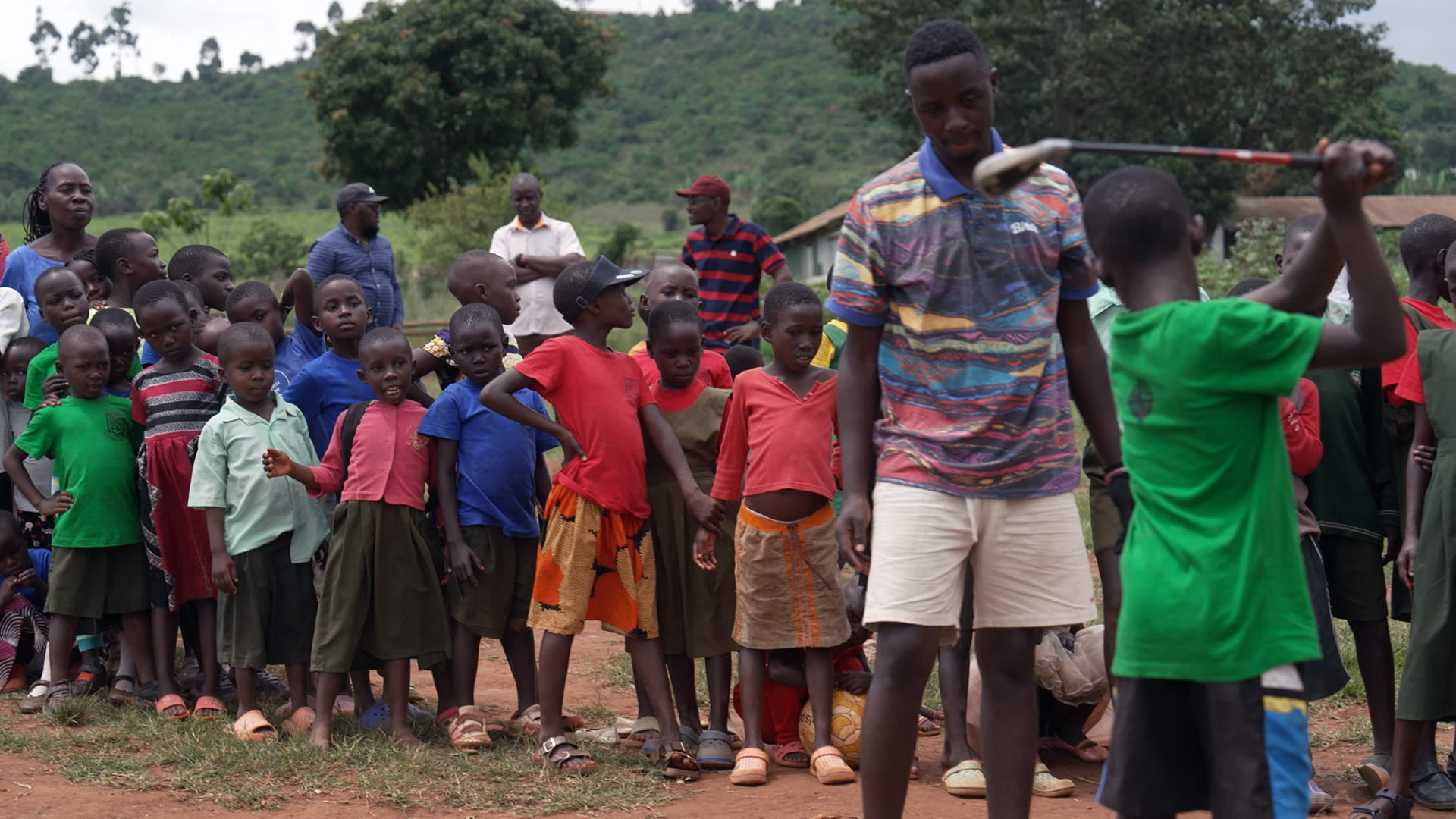 Roger Sali is spreading his love for golf in Uganda, one kid at a time. (Photo courtesy of the PGA TOUR)