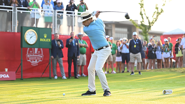 Doan Tees Off PGA Frisco's First Major With Opening Shot at KitchenAid Senior PGA
