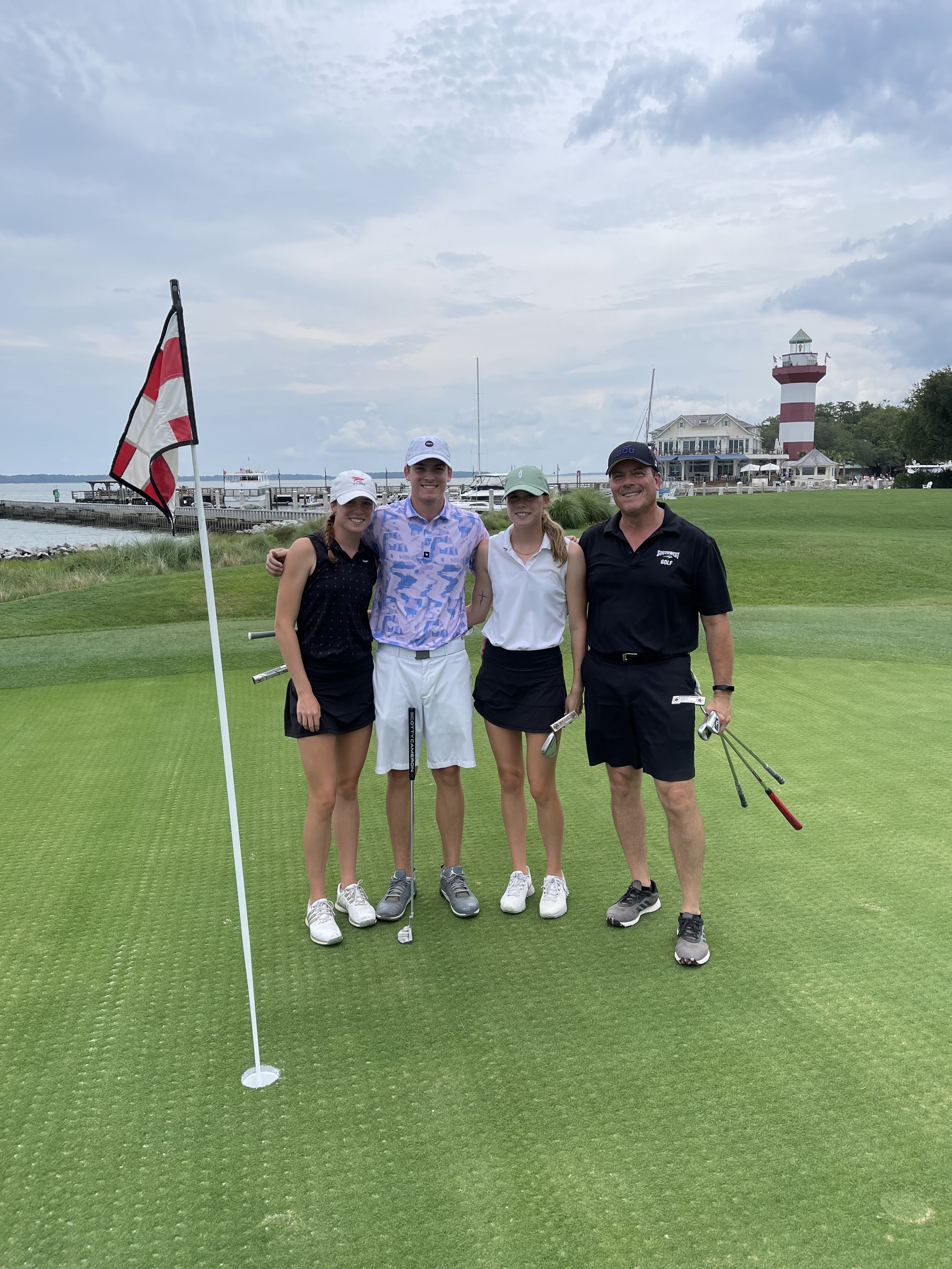 The Sander family at Harbour Town.