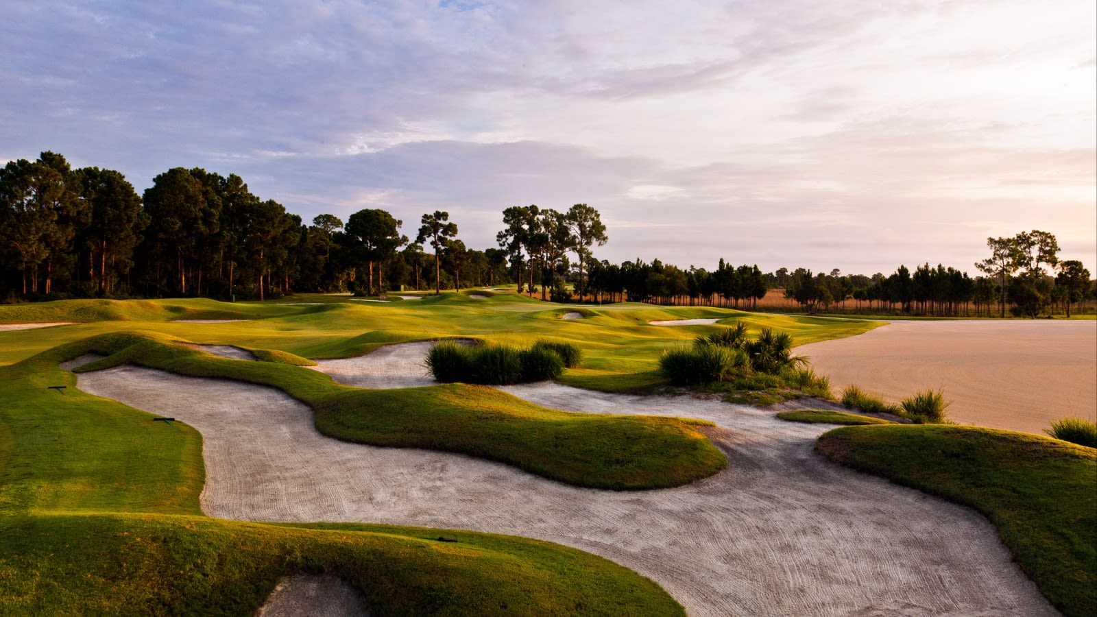 PGA Golf Club's Dye Course in Port St. Lucie, Florida.