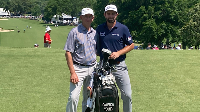 PGA Member David Young's Interest in PGA Championship Sunday will be to Follow his Shining Son