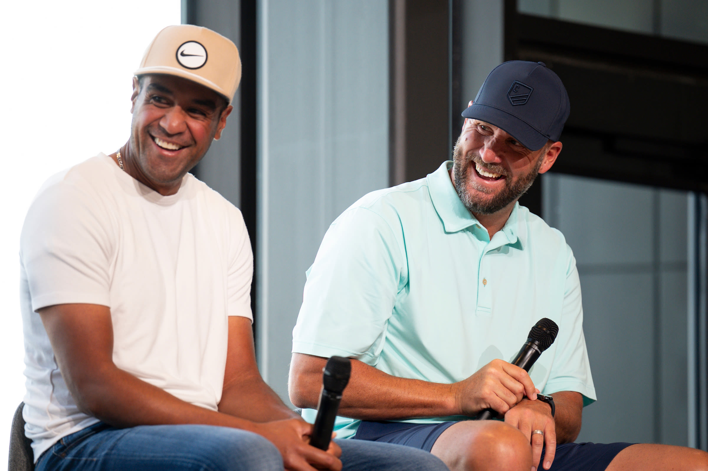 Finau and Roethlisberger gave the junior golfers present some great advice on social media.