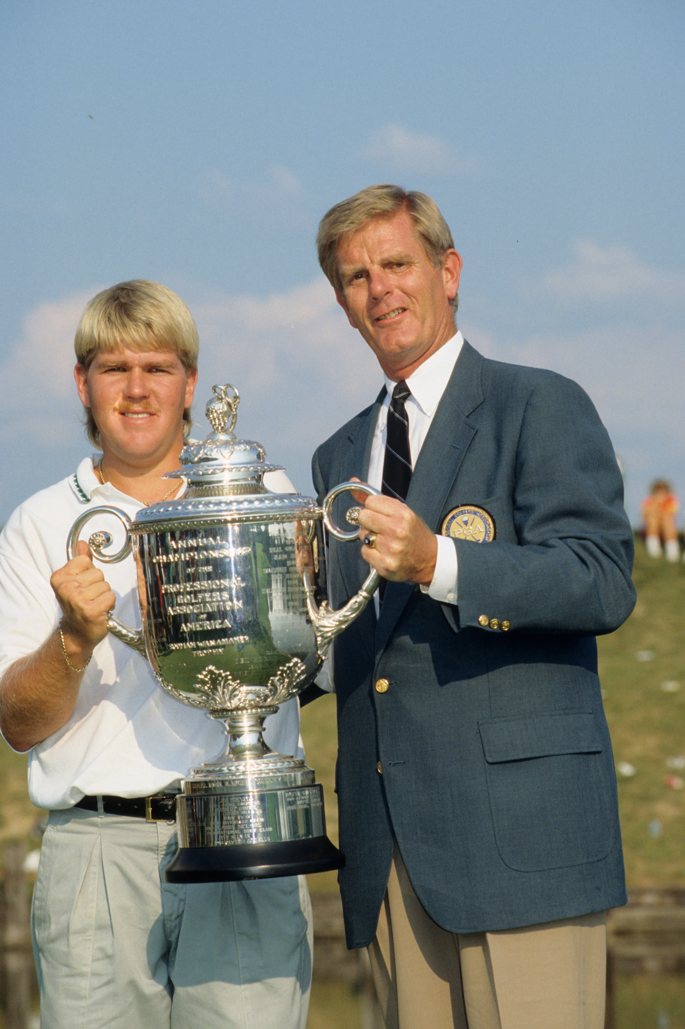 Smith with 1991 PGA Champion John Daly.