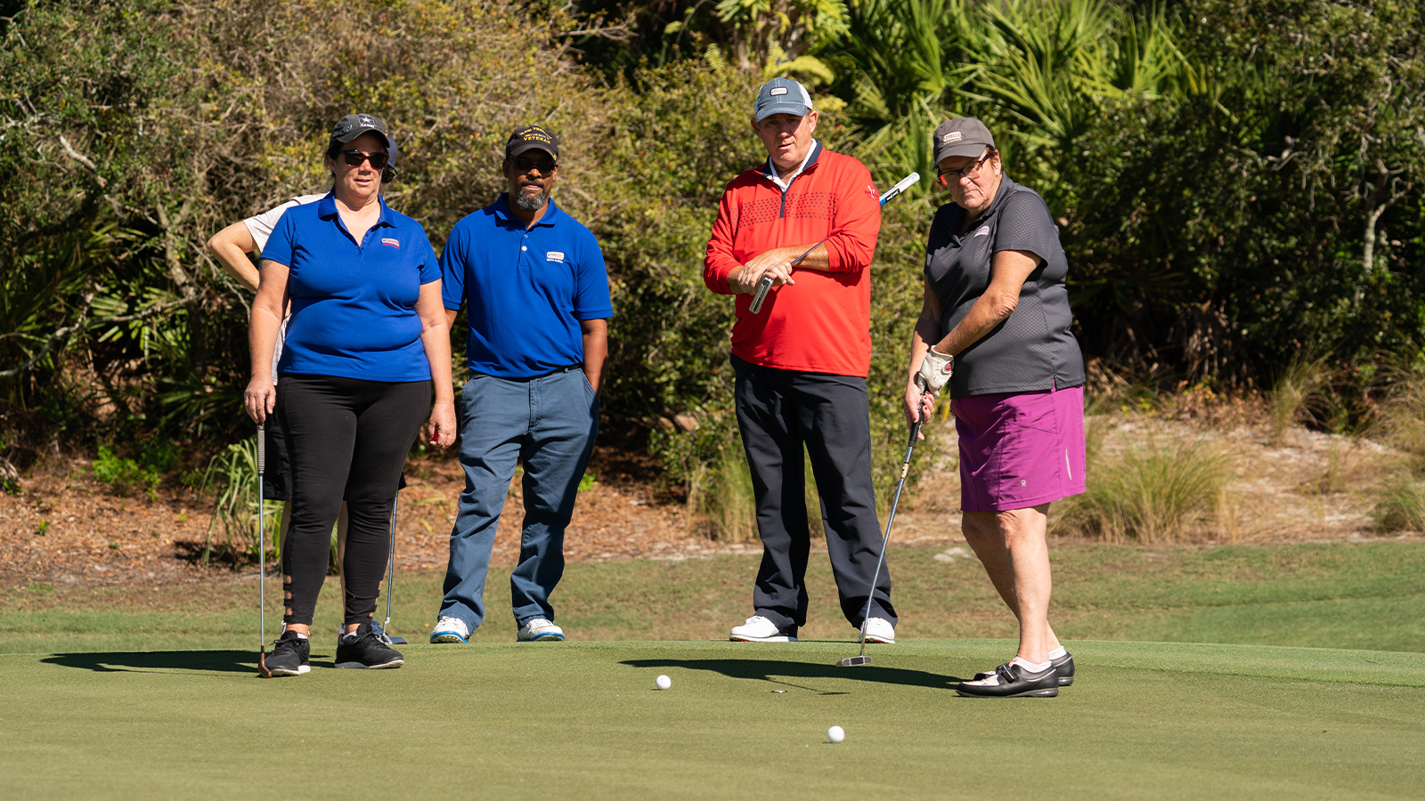 PGA HOPE aspires to create a physically and emotionally healthier Veteran community by shaping lives, changing lives, and possibly saving lives through the game of golf.