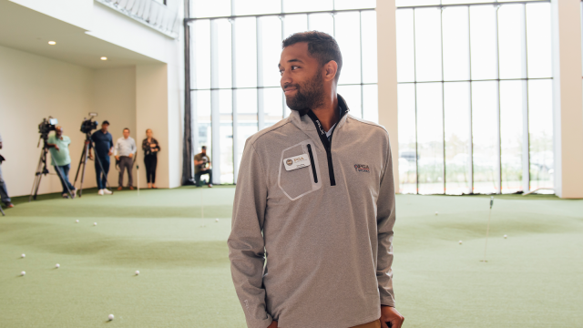 PGA WORKS Fellow Torry Rees during the Welcome Home Celebration at PGA Frisco Campus on August 22, 2022 in Frisco, Texas. (Photo by Daryl Johnson/PGA of America)