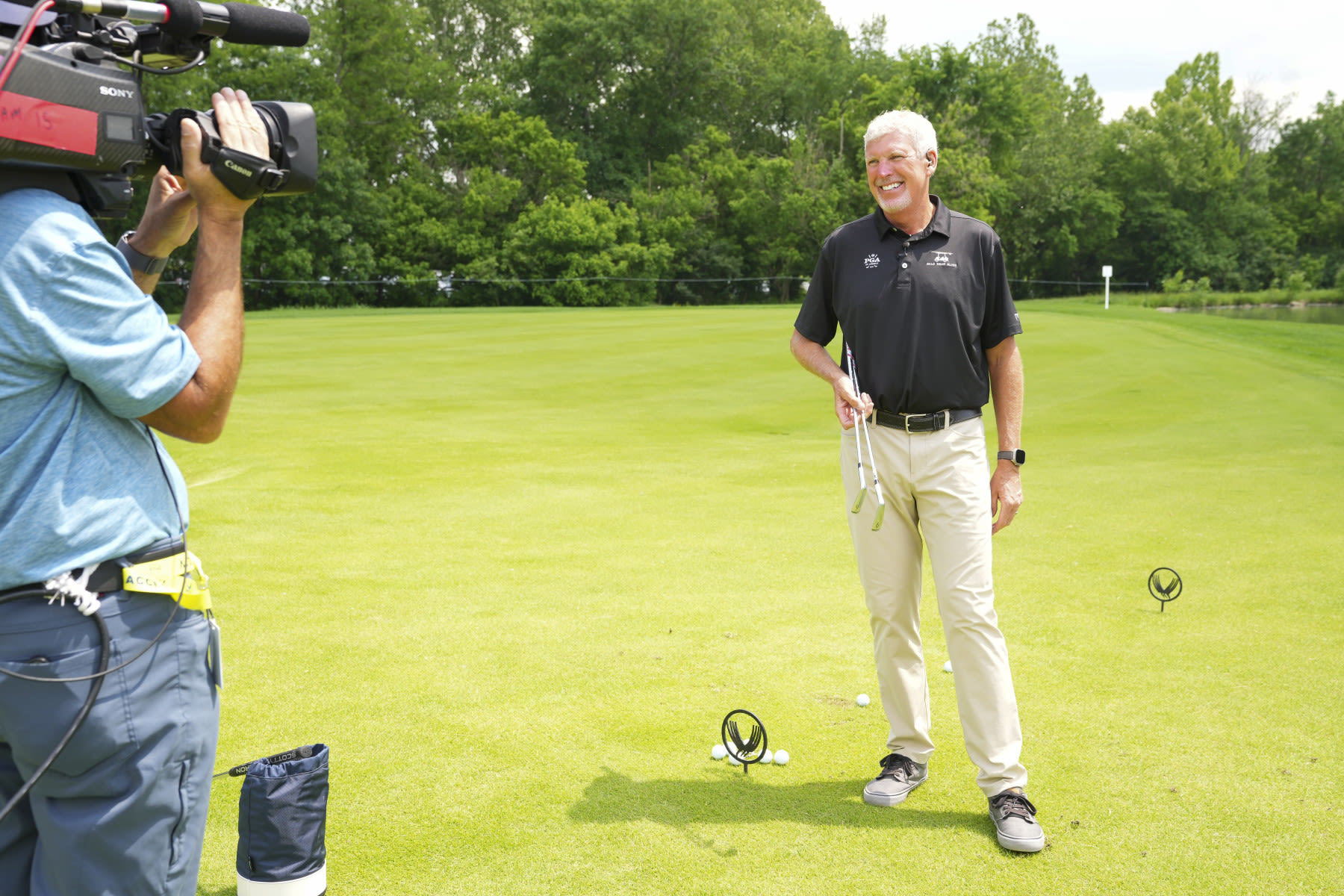 Joe Hallett during the 2024 PGA Championship.