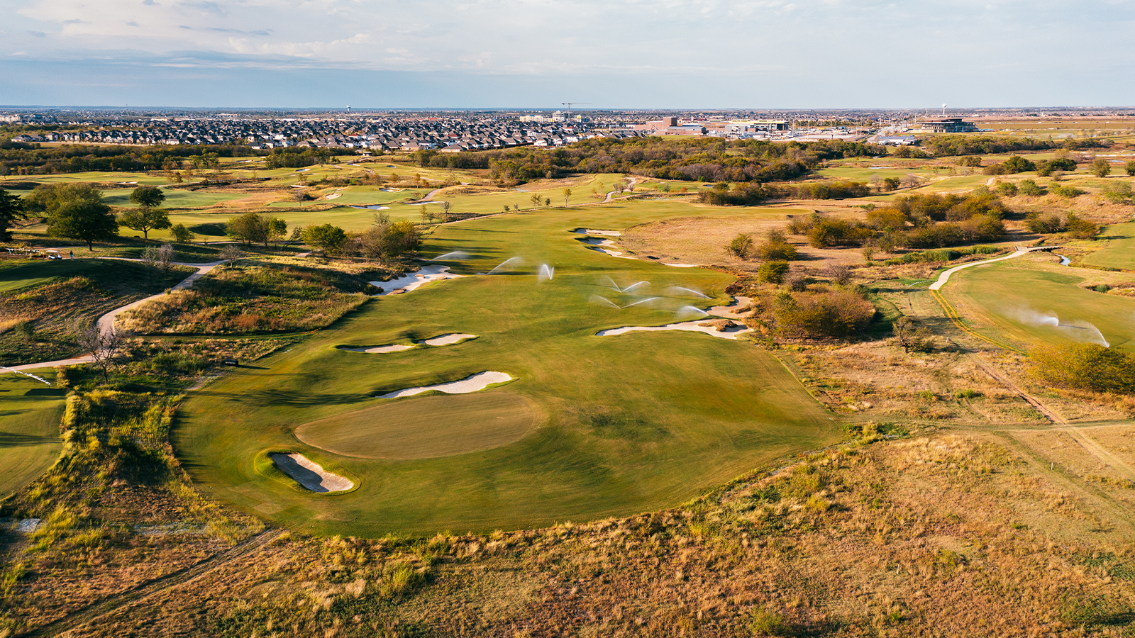 A view from high above PGA Frisco. (Photo by Matt Hahn/PGA of America)