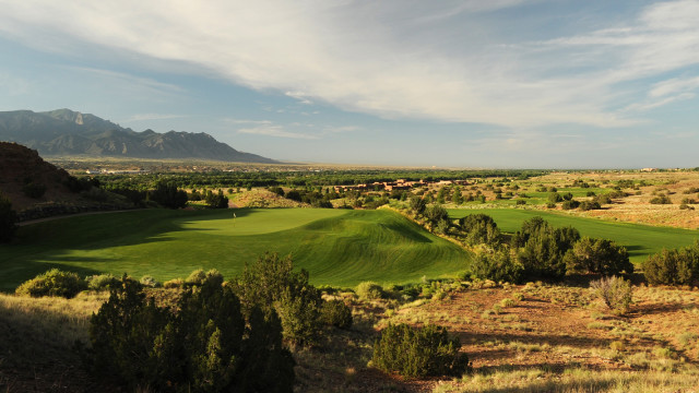 A course scenic of hole 15 at Twin Warriors Golf Club in Santa Ana Pueblo, New Mexico, USA, on Wednesday, July 23, 2008. The site of the 42nd PGA Professional National Championship. (Photo by Montana Pritchard/The PGA of America)