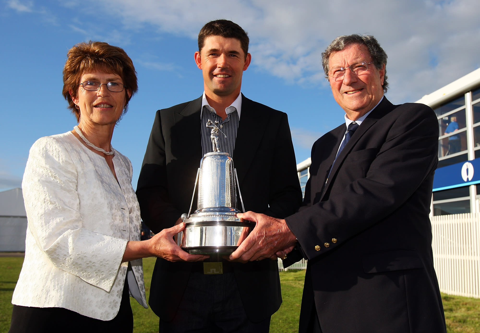 Mair with 2008 PGA Champion Padraig Harrington.