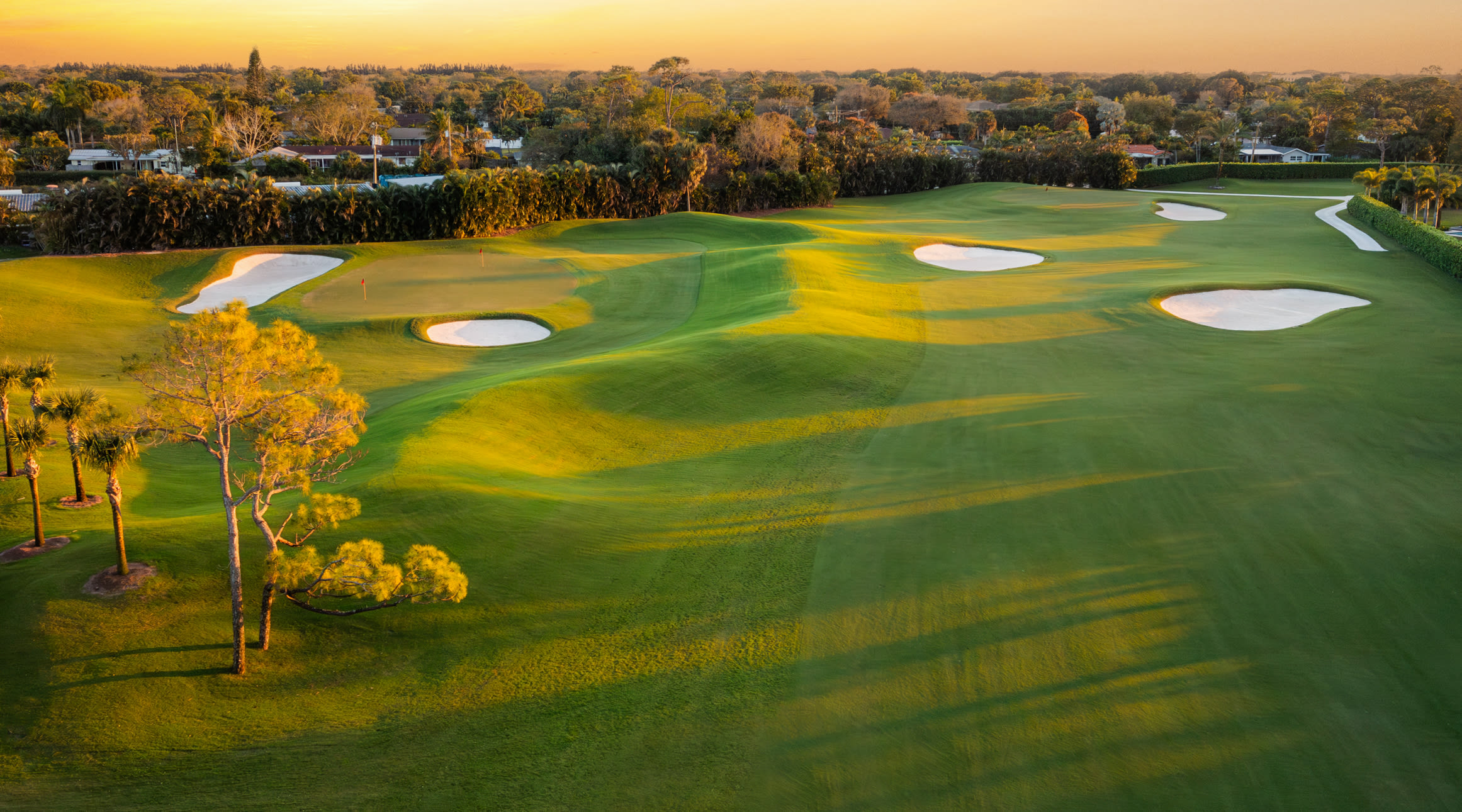 The wide fairways on the back nine of The Seagate Golf Club. (AdVenture Photography)