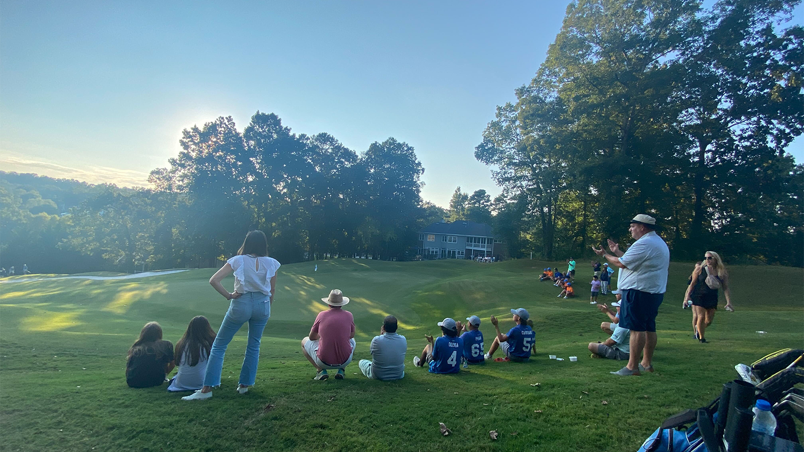 Fans at the National Car Rental PGA Jr. League Regional at WindStone Golf Club in Ringgold, Georgia.