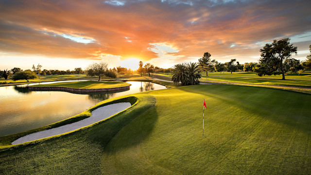 The 16th hole at Wigwam Resort's Gold Course. (Photo courtesy of Wigwam Resorts)