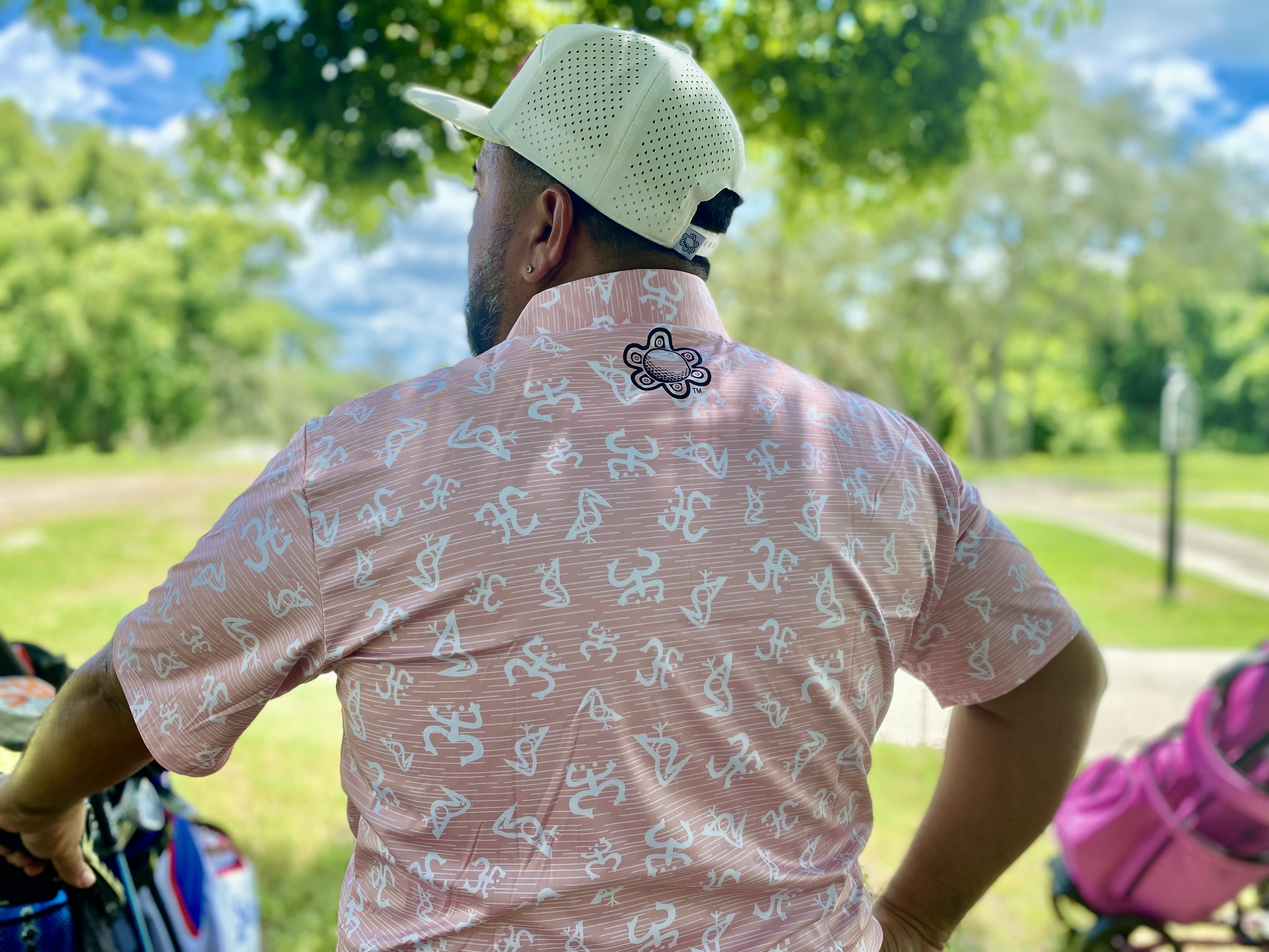 Taino Golf apparel is bright, bold and stands out as unique in the shirt space.