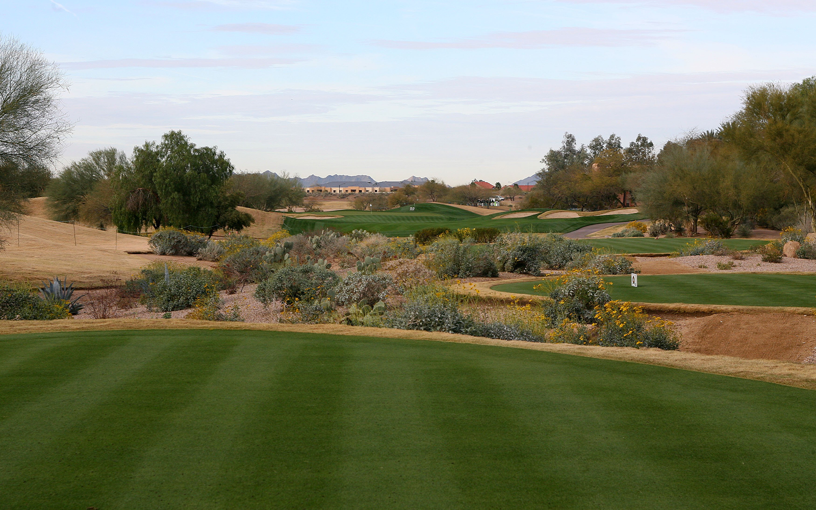 A general view of the fifth hole at the TPC Scottsdale on February 24, 2010 in Scottsdale, Arizona. (Photo by Hunter Martin/Getty Images)