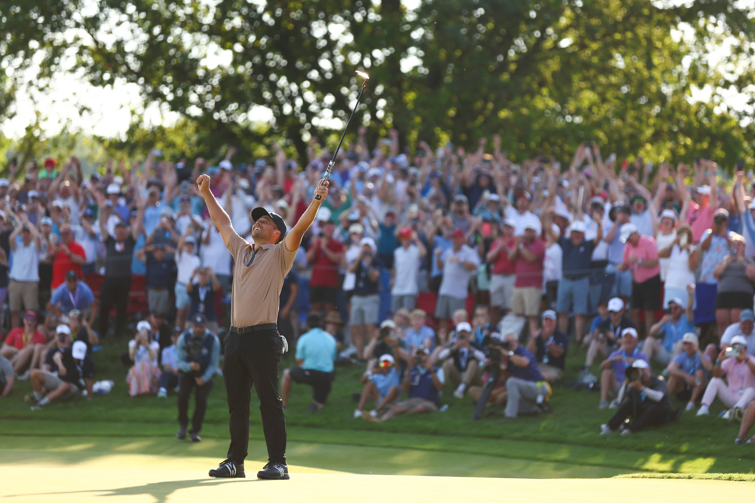 Xander Schauffele after winning the PGA Championship.