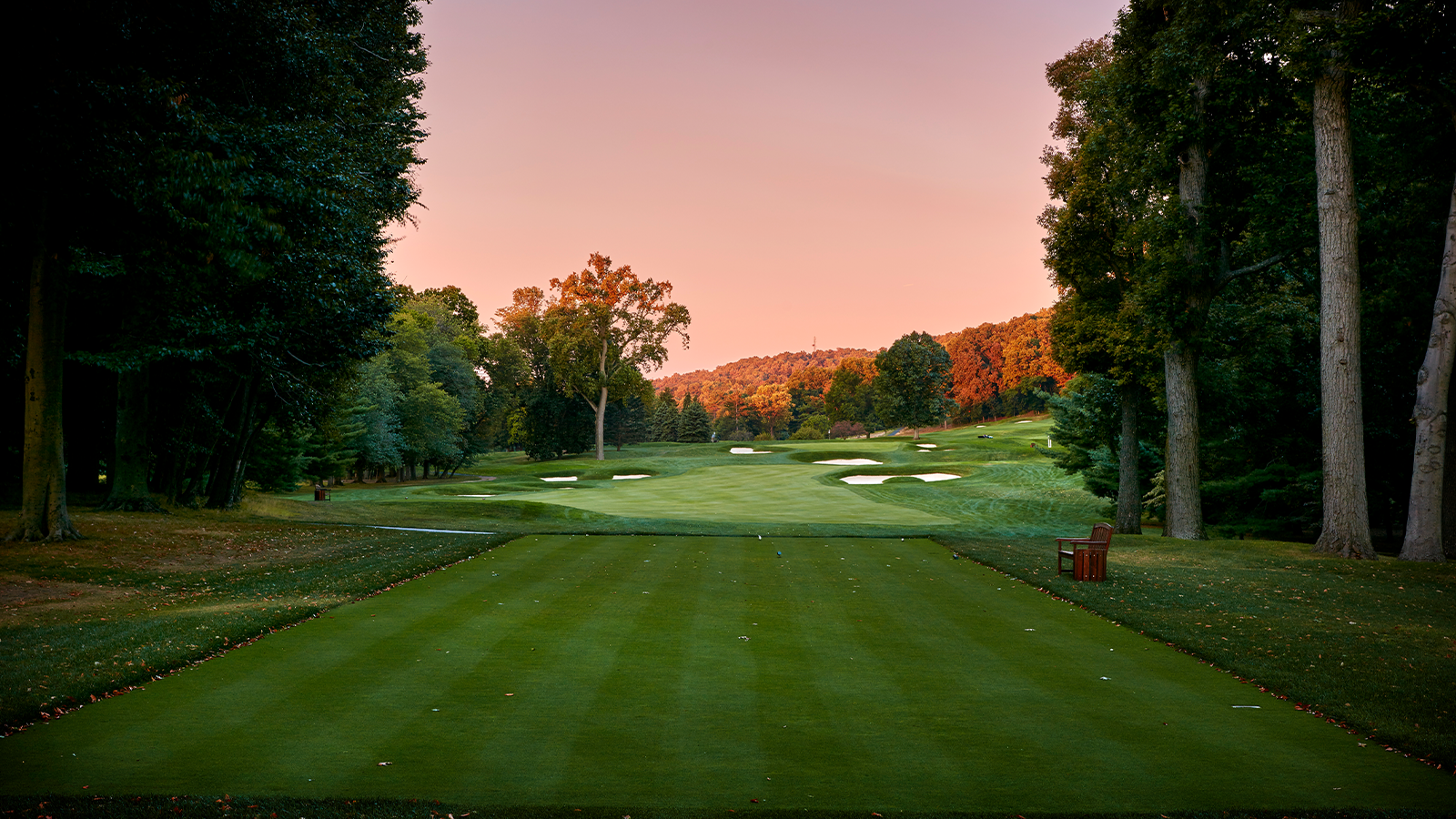 There's nothing quite like a change of hands at Baltusrol Golf Club in Springfield, NJ.  (Photo by Gary Kellner)