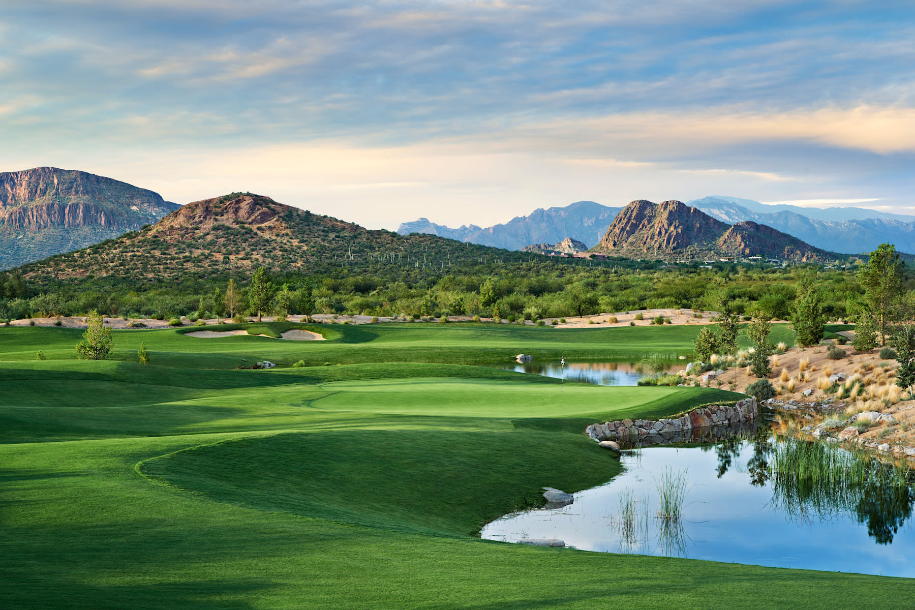 The 17th hole at Sewalio Golf Club.