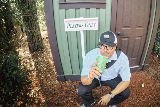 #EscapeToGolf at Augusta National with Channing Benjamin