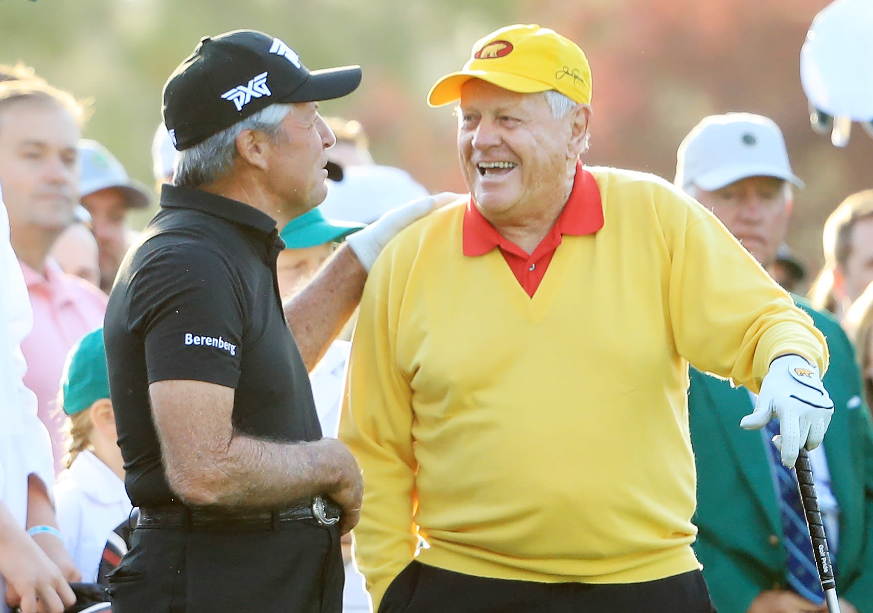  Gary Player and Jack Nicklaus. (Photo by Kevin C. Cox/Getty Images)