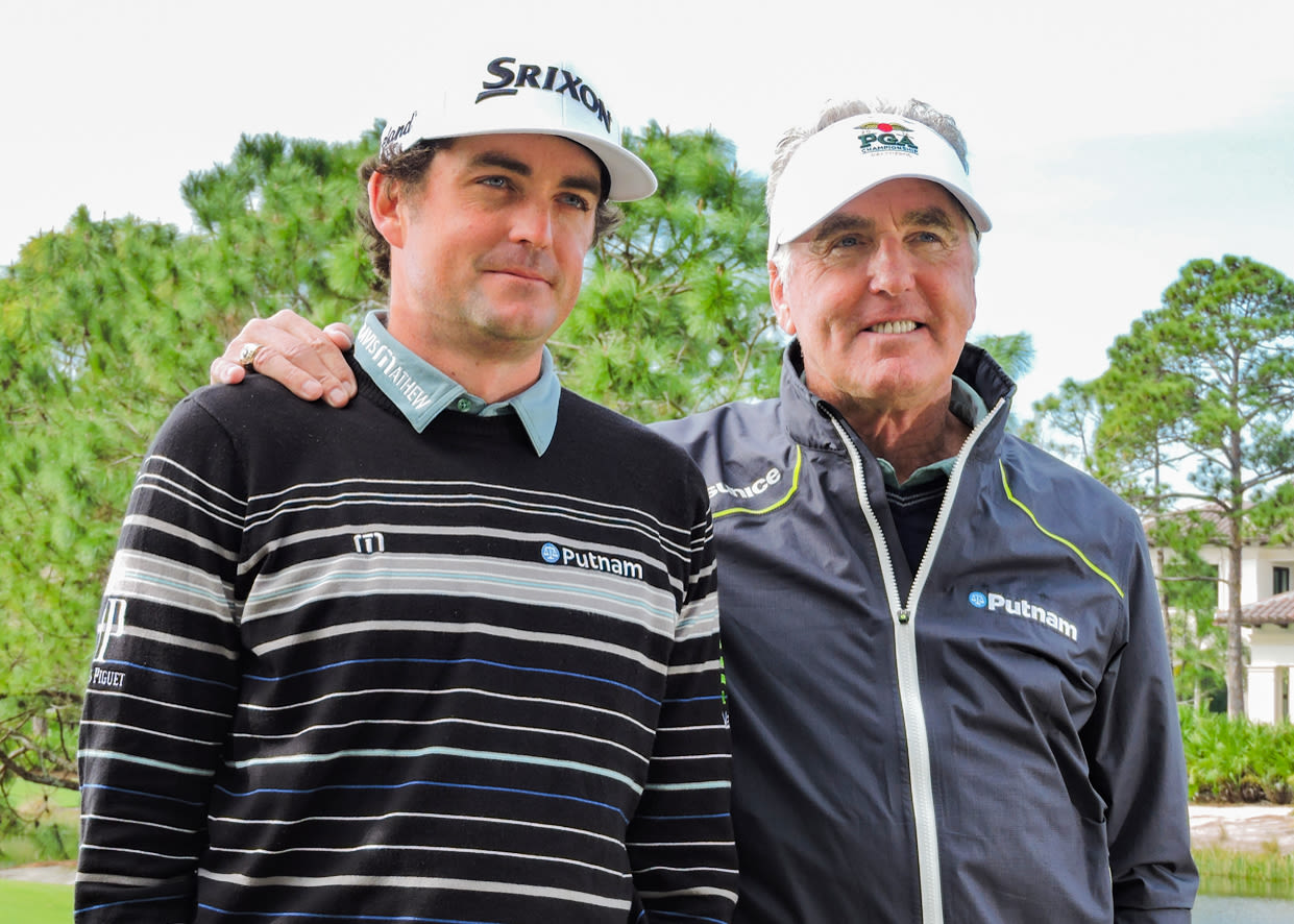 Keegan Bradley and his father Mark Bradley, PGA