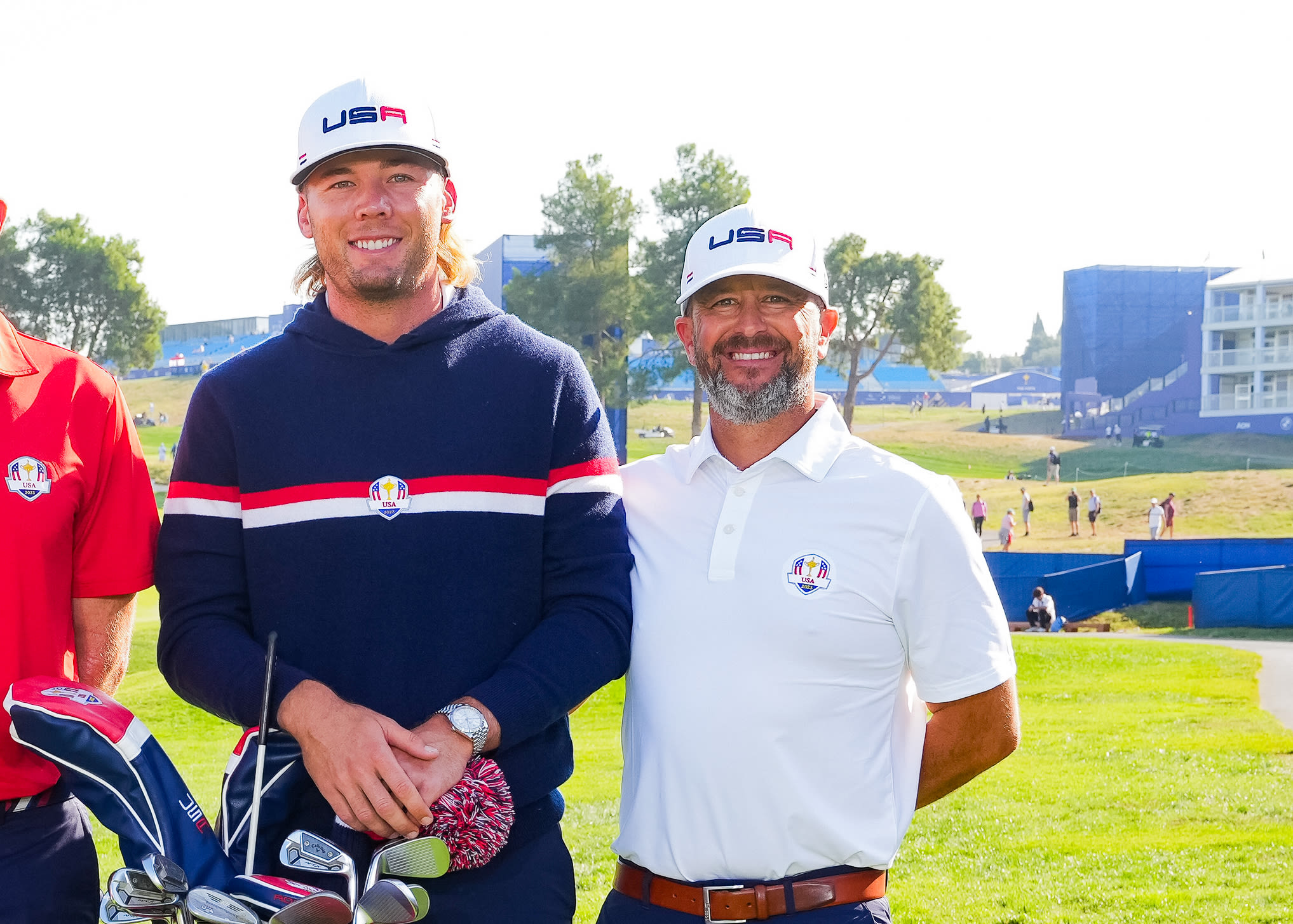 Sam Burns and his PGA Coach Brad Pullin