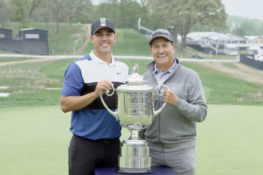 Brooks Koepka still works on this thing his PGA Coach told him as a junior