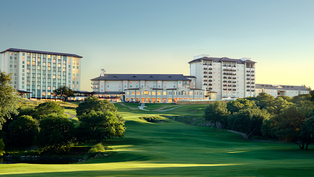 A view from the 18th hole on the Fazio Foothills Course.