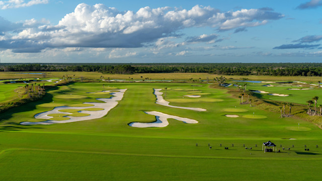 The state-of-the-art range at Panther National.