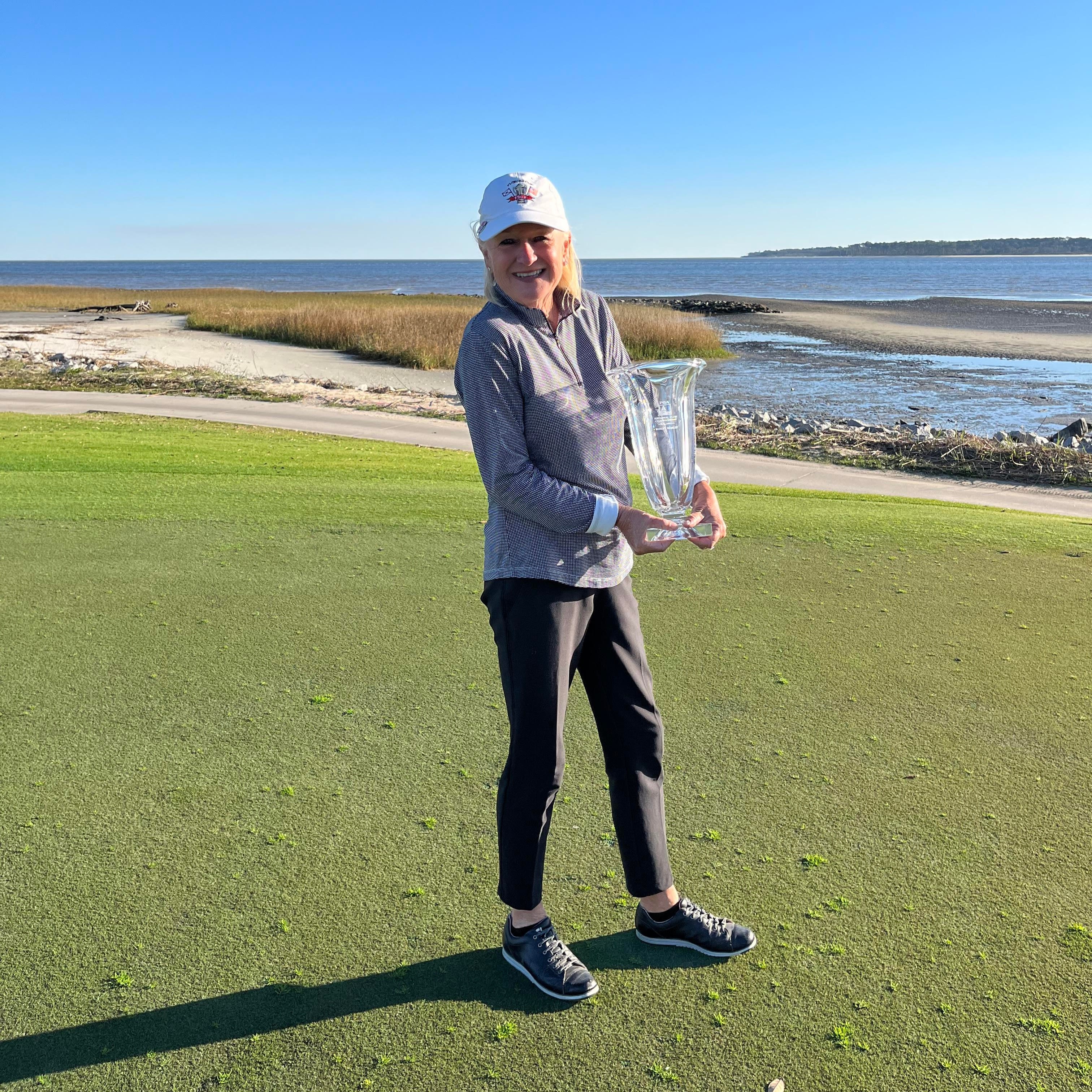 Women's Senior Division Champion Lin Culver of Hammock Dunes Club in Palm Coast, Florida.