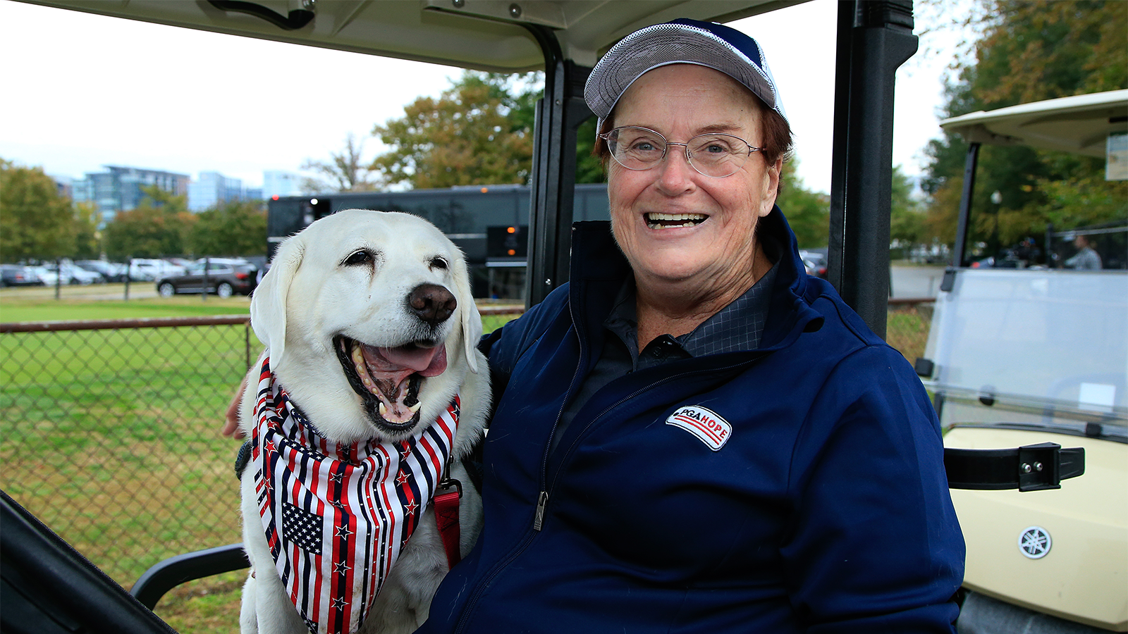 Laughter and joy abound as those in the PGA HOPE program take on the new task of learning the game alongside those who have also worn our nation’s colors. 