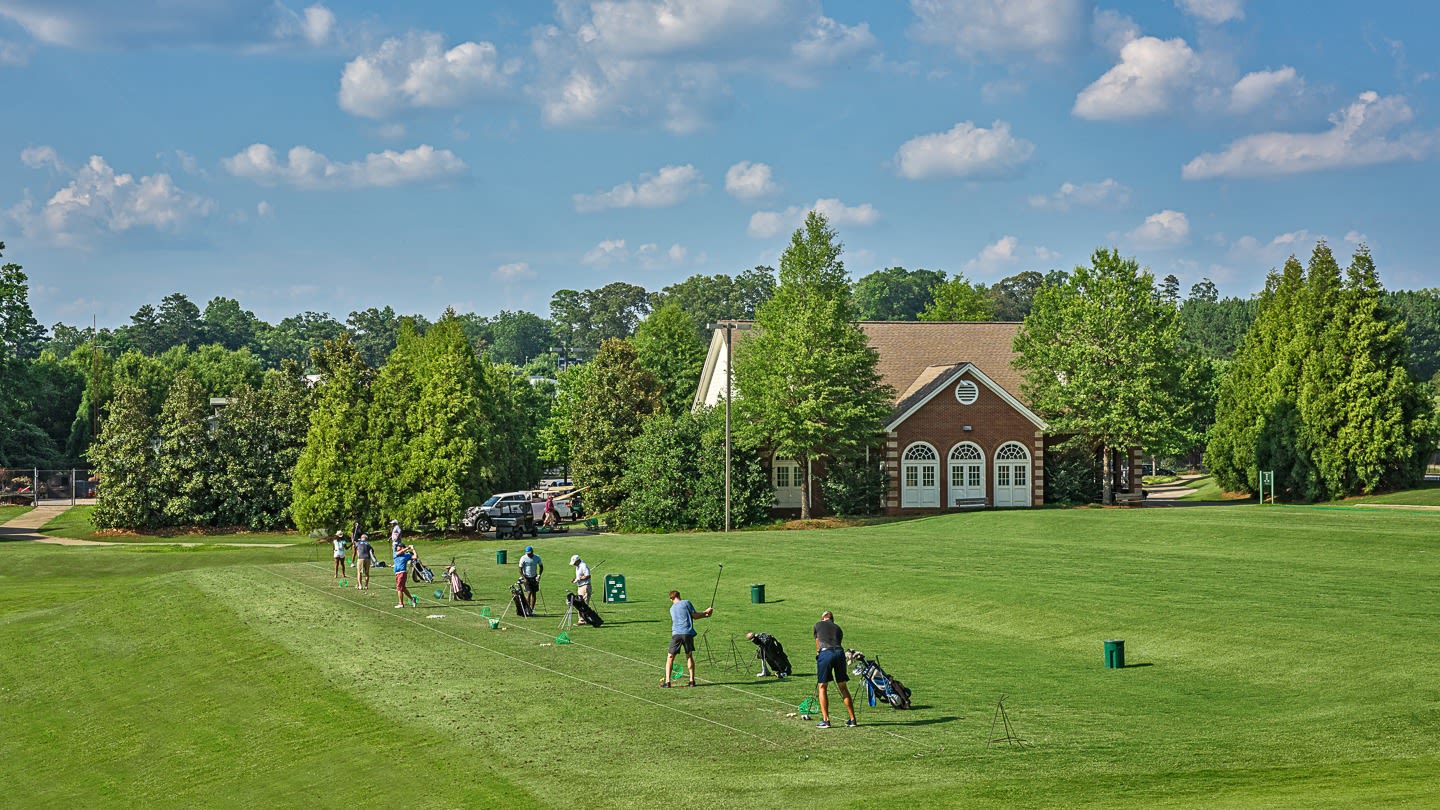 The range at The Charlie Yates Golf Course at East Lake Golf Club.