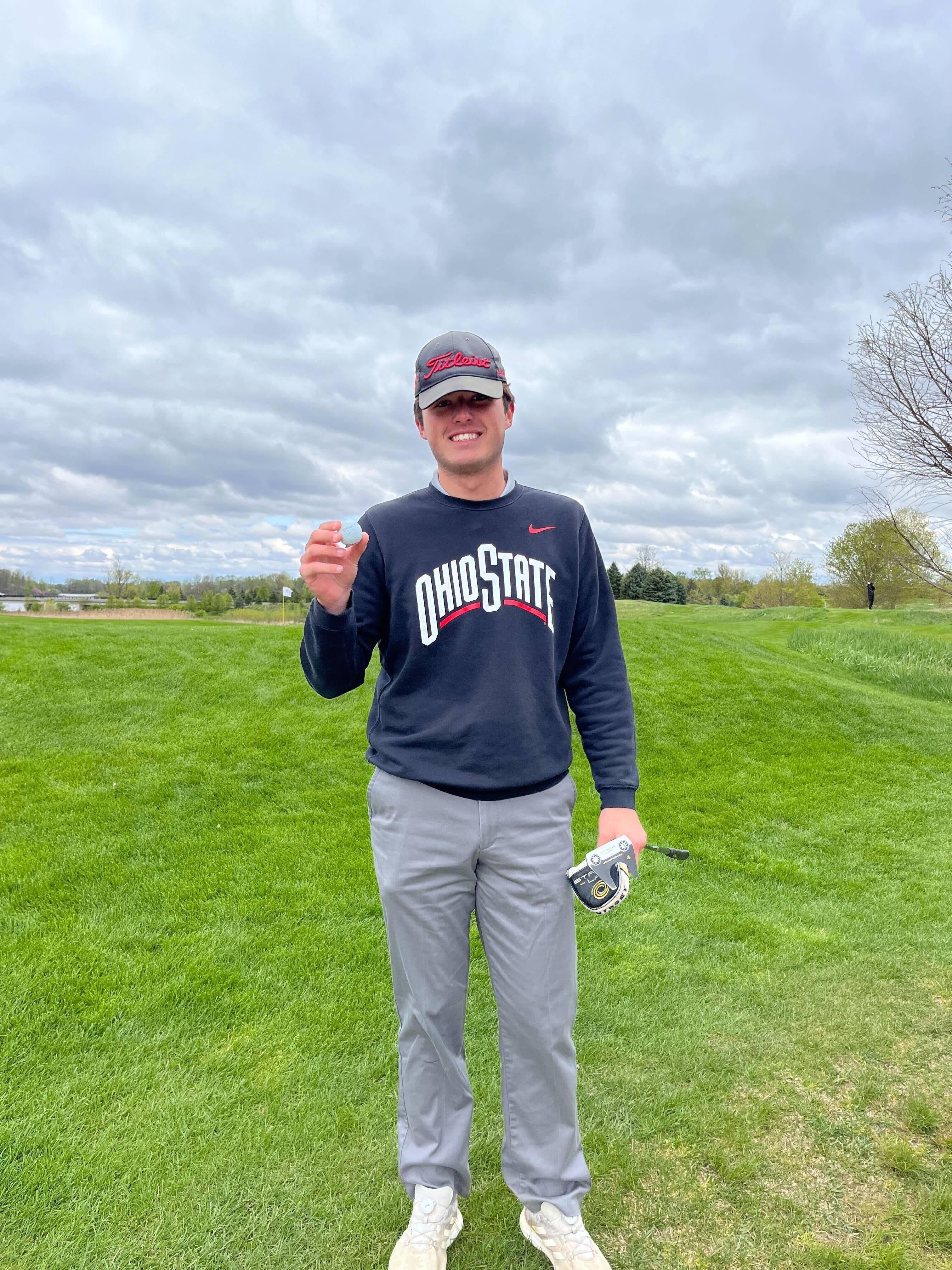 Ohio State's Eric Parmenter was one of two individuals who made an ace during the Championship.