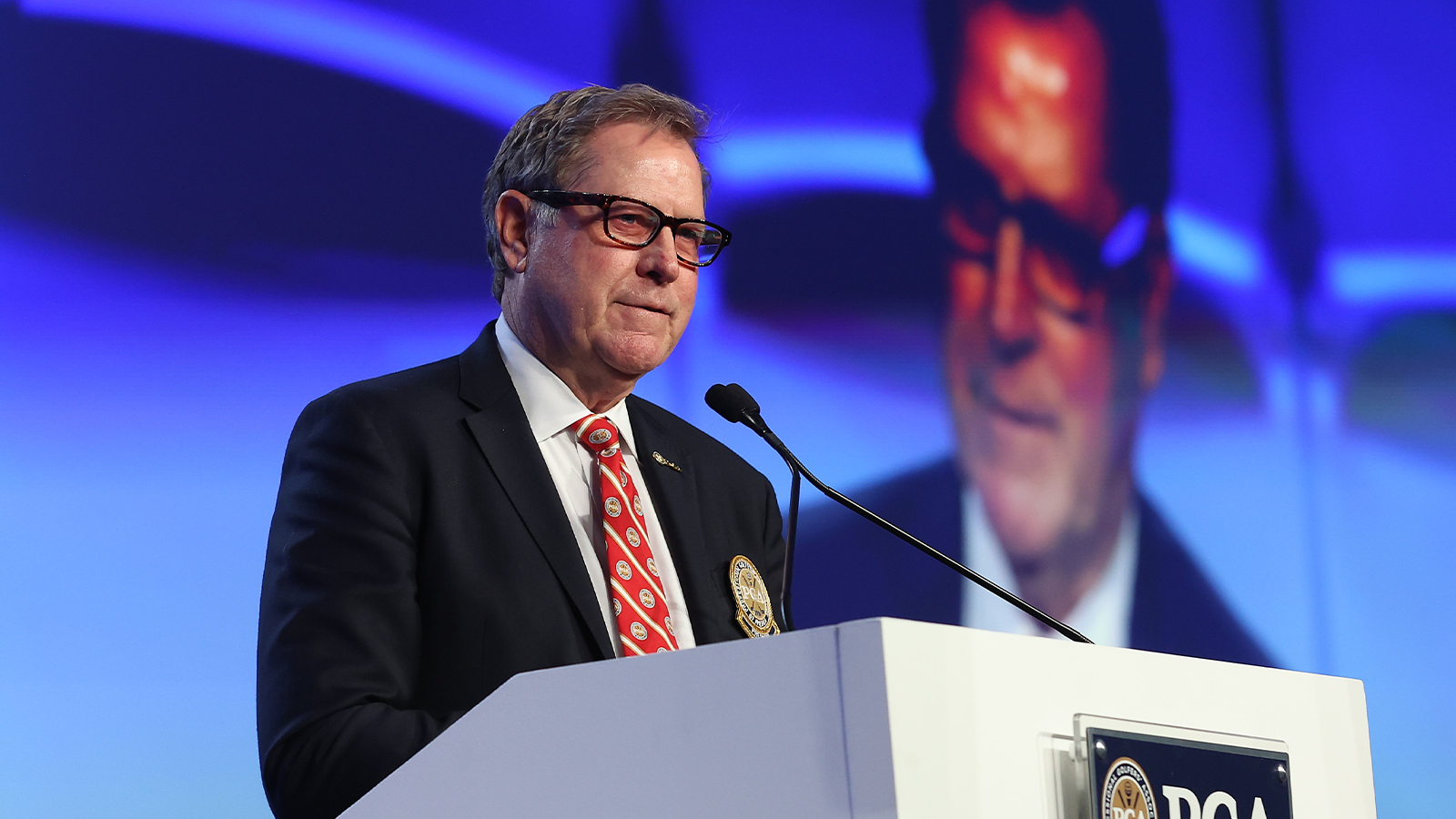 43rd PGA of America President John Lindert during the 106th PGA Annual Meeting at JW Marriott Phoenix Desert Ridge Resort & Spa on Thursday, November 3, 2022 in Phoenix, Arizona. (Photo by Sam Greenwood/PGA of America)