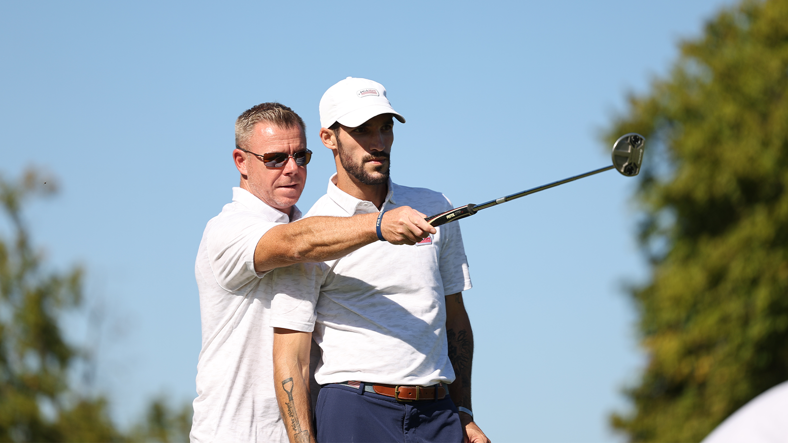 Troy Brin and Colton Hensley at the East Potomac Golf Links on October 14, 2022 in Washington, DC. (Photo by Scott Taetsch/PGA of America)